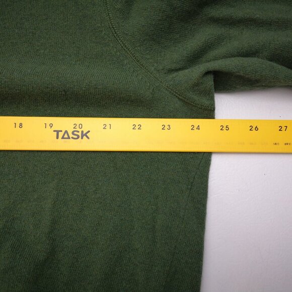 Banana Republic Men's Size XL Merino Wool Blend Green Loose Fit Sweater - Picture 6 of 8